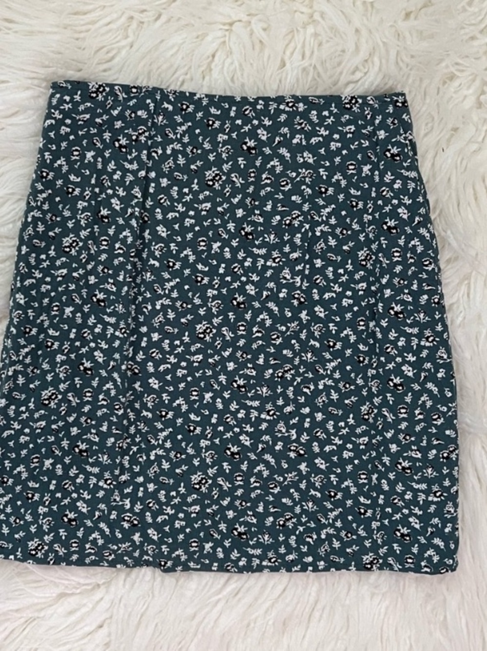 Abercrombie & Fitch Forest Green Floral Skirt